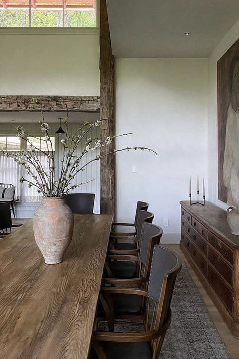 Amber Lewis, Amber Interiors, Dining Room Inspiration, Rustic Dining, Dining Room Design, Interior Inspo, My New Room, Room Table, 인테리어 디자인