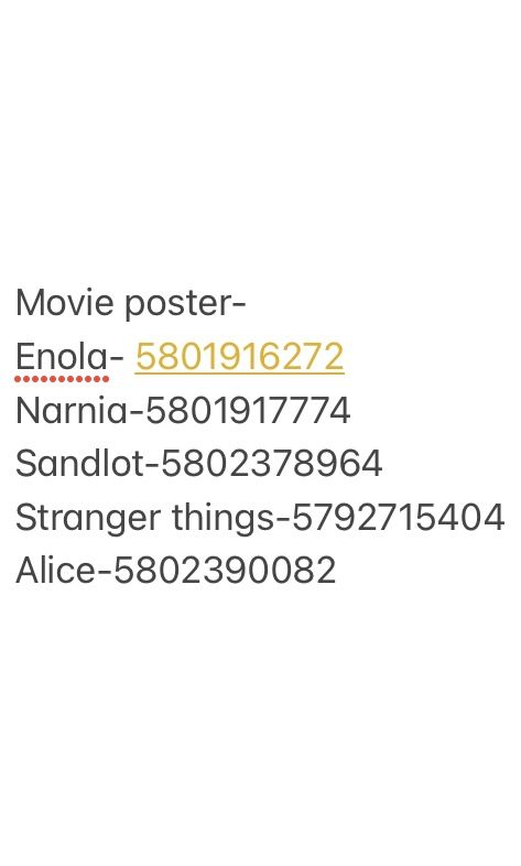 Bloxburg Picture Codes Stranger Things, Aesthetic Poster Codes For Bloxburg, Cinema Bloxburg Codes, Club Roblox Image Id Codes Stranger Things, Movie Room Decals Bloxburg, Bloxburg Movie Theater Picture Codes, Stranger Things Roblox Outfit Codes, Bloxburg Decals Movies, Bloxburg Decals Codes Movies