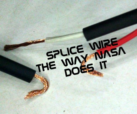 Rocket Science without the expensive college education!Often, in the world of electronic experimentation or repair, there's a need to splice a wire or a 2-wire cable. How many times have you seen a wire splice where the wires are sloppily twisted together and insulated with electrical tape, or worse, yet, masking tape?? A Plague Upon such slipshod methods! Don't even go there. Such practices will only result in heartache down the road.Do you want to make a strong, reliable, secure, ne... Home Wiring, Home Electrical Wiring, Rocket Scientist, College Education, Diy Electrical, Electrical Projects, Rocket Science, Amateur Radio, Electrical Tape