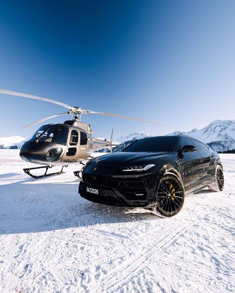 MM Private Club on Instagram: “Sky is blue, snow is white & Urus is black and mean. Currently rented in the French & Swiss Alps, our fleet is available with delivery to…” Swiss Luxury, Private Club, Swiss Alps, Dream Garage, Luxury Lifestyle, Skiing, Vision Board, Garage, Mirror