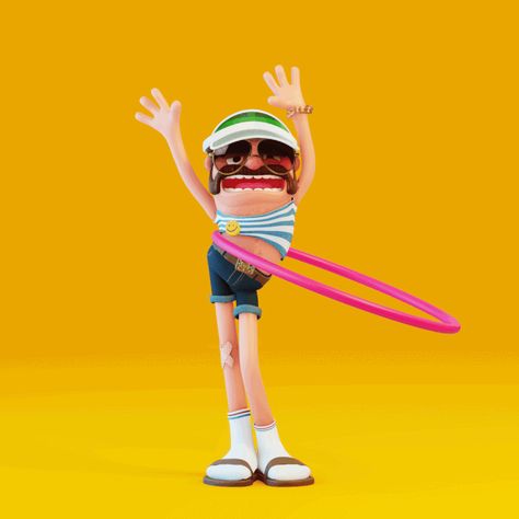 Walter - Loop animation - Personnal project on Behance 3d Loop Animation, Blender Character Design, Egg Animation, Corporate Animation, Animation Movement, Animation Sheet, Human Animation, Looping Animation, Loop Gif