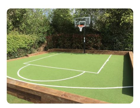 Tennis Basketball Court, Backyard Sports, Best Artificial Grass, Outdoor Basketball Court, Sports Court, Artificial Grass Installation, Fake Grass, Artificial Lawn, Synthetic Turf