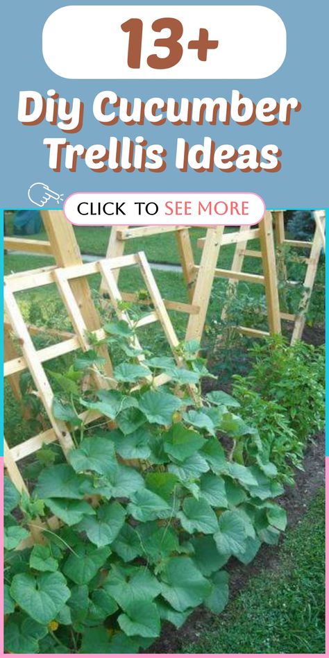 Are you looking to maximize space in your garden? Explore these simple yet effective DIY cucumber trellis ideas to enhance plant growth and optimize your garden area. Whether you gravitate towards a rustic or modern aesthetic, there is a trellis design suited for every style preference. Get imaginative with materials such as bamboo poles, string, or repurposed wooden pallets for a bespoke touch. Cucumber Trellis Ideas, Unique Trellis, Teepee Trellis, Tire Garden, Lavender Leaves, Cucumber Trellis, Arch Trellis, Trellis Ideas, Benefits Of Gardening