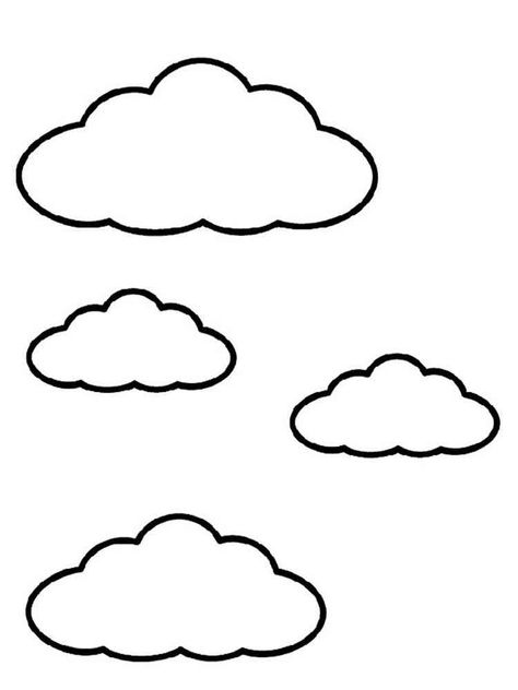 Candy Cane Coloring Page, Picture Cloud, Image Cloud, Weather Unit, Designs Coloring Books, Apple Coloring, Printable Coloring Sheets, Clouds Design, Coloring Pages To Print