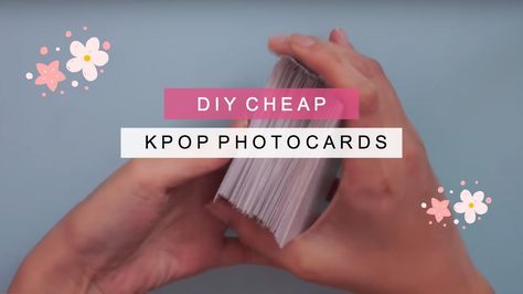 diy kpop photo cards『200 cards for under $6』 Diy Gifts For Kpop Fans, How To Make Photocards Kpop, How To Make Photo Cards Kpop, Bt21 Photo, Kpop Resin, Kpop Photo Cards, Photo Cards Diy, How To Make Photo, Kpop Cards