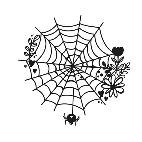 Spider On Web Drawing, Fancy Dress Drawing, Cute Halloween Drawings Doodles, Simple Fancy Dress, Halloween Calligraphy, Time Decorations, Spider Web Drawing, Cute Halloween Drawings, Spider Drawing