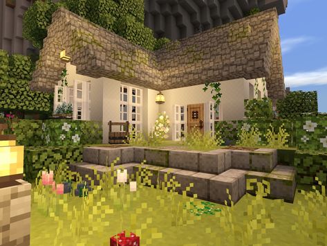 Minecraft Garden, House In Minecraft, Rumah Minecraft Sederhana, Collage Des Photos, Minecraft Structures, Bangunan Minecraft, Minecraft House Plans, Minecraft Farm, Minecraft Cottage