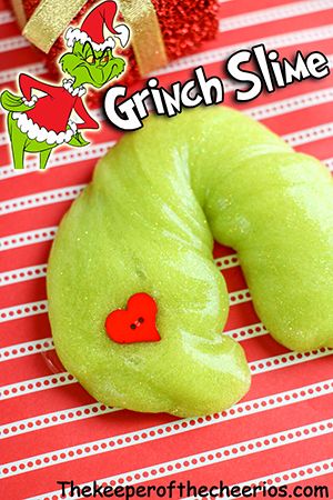 Grinch Party Games For Kids, Grinch Stem Activities For Kids, Grinch Sleepover, Grinch Slime, Grinch Birthday, School Party Games, Christmas Science Experiments, Grinch Stuff, School Holiday Party