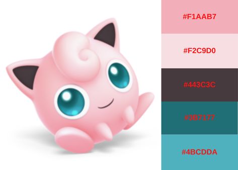 Pokemon color palette collection perfect for building your nerdy bedroom style. Using Colorful Pokemon to create a color palette allows you to see ways in which colors that don't normally blend can actually create beautiful accents. Kirby Color Palette, 80s Anime Color Palette, Cartoon Network Color Palette Challenge, Pokemon Color Palette, Studio Ghibli Color Pallete, Anime Market, Nerdy Bedroom, Nerd Bedroom, Bedroom Color Palette