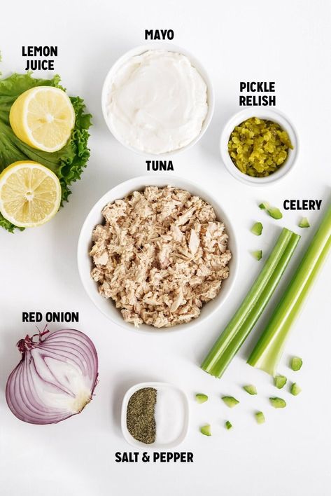 Simple Tuna Recipes, How To Make Tuna Salad, The Best Tuna Salad, Tuna Salad Sandwich Recipe, Healthy Tuna Recipes, Salad Options, Tuna Fish Sandwich, Best Tuna Salad Recipe, Best Tuna Salad