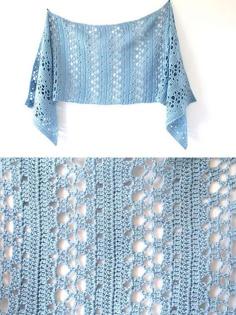 Sideways Shawl Crochet Pattern Free, Crochet Triangle Shawl Pattern Free Easy, Rectangle Shawl Pattern, Prayer Shawl Crochet Pattern, Butterfly Shawl, Crochet Shawl Tutorial, Shawl Tutorial, Crochet Triangle Shawl, Crochet Triangle Scarf