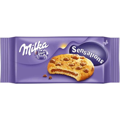 Milka Cookies, Chocolate Pieces, Purple Food, Grocery Foods, Chocolate Filling, Gummy Candy, Milk Chocolate, Food Cravings, Candy Bar