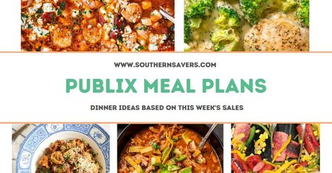 Publix Meal Plan, Polska Kielbasa, Greek Shrimp, Frugal Food, Sauteed Green Beans, Filled Pasta, Slow Cooker Turkey, Chicken Tortilla Soup, Boneless Chicken Thighs