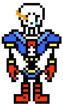 Undertale - disbelief papyrus sprite Papyrus Sprite, Disbelief Papyrus, Undertale Pixel Art, Papyrus Undertale, Short Hairstyles For Thick Hair, Minecraft Pixel Art, 8 Bits, Undertale Art, Undertale Fanart