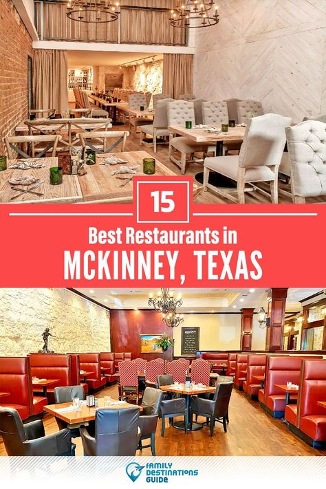 Want to see the best restaurants in McKinney, TX? We’re FamilyDestinationsGuide, and we’re here to help: From incredible brunch spots and amazing places to eat dinner, to local foodie spots and hidden gems, discover the BEST McKinney restaurants - so you get memories that last a lifetime! #mckinney #mckinneyrestaurants #restaurantsinmckinney #bestrestaurantsinmckinney #placestoeatmckinney Texas Travel Guide, Texas Restaurant, Best Mexican Restaurants, Mckinney Texas, Dinner Restaurants, Couple Activities, Cheap Things To Do, Weekend Activities, Family Destinations