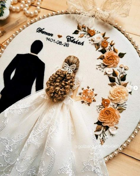 Embroidery Hoop Wedding, Simple Hand Embroidery, Hand Embroidery Letters, Wedding Embroidery Hoop, Ribbon Embroidery Kit, Embroidery Hoop Art Diy, Basic Hand Embroidery Stitches, Embroidery Hoop Crafts, Simple Hand Embroidery Patterns