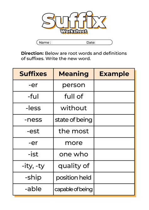 Suffixes Worksheets Grade 2 Worksheets Grade 2, Suffixes Worksheets, Expand Your Vocabulary, Prefixes And Suffixes, Root Words, Word Building, Word Bank, Activity Board, Learning Journey