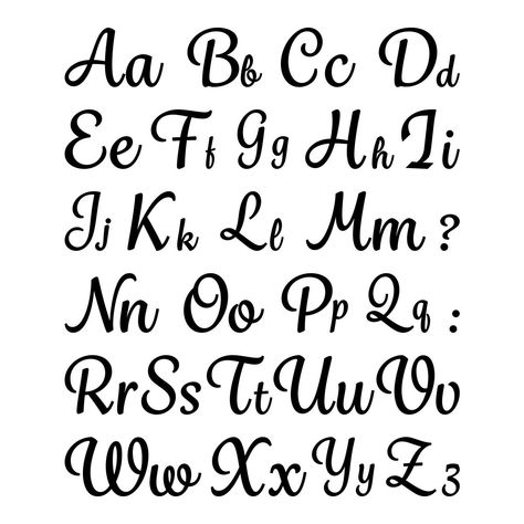 PRICES MAY VARY. What you will get: total 104 pieces heat transfer letters, 2 pieces of each letter. Color: Black Our iron on letters is easy to use, it can apply to all clothes. Instructions: Iron Temperature 140 degree, ironing 15 seconds, after cool down, peel off, if it still not stick to cloth, please iron again Size: uppercase letters is 1.5inch，lowercase letters is 0.8 inch tall. Widely use: you can use it as jerseys, football shirt, baseball shirt, basketball shirt, DIY shirt, team cloth Numbers Tattoo, Letters Paper, Hand Lettering Alphabet Fonts, Tattoo Fonts Alphabet, Lettering Styles Alphabet, Tattoo Lettering Styles, Alfabet Letters, Iron On Letters, Hand Lettering Art