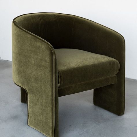 Olive Green Armchair, Apartment Living Room Balcony, Simple Dining Chairs, Single Seat Sofa, Small Apartment Living Room, Living Room Balcony, Small Apartment Living, Leisure Chair, Apartment Furniture