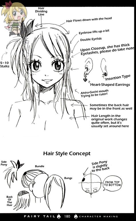 Appearance Original Concept of Lucy Twin Tail Lucy Lucy Character Design Anime#1… Fairy Tail Art Drawings, Fairy Tail Art Style, Fairy Tail Characters Design, Lucy Heartfilia Manga, Fairy Tail Drawing, Fairy Tail Gruvia, Fairy Tail Family, Fairy Drawings, Fairy Tail Girls