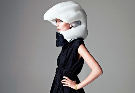 hövding airbag helmet for bicyclists Cool Bike Helmets, Swedish Women, Helmet Hair, Cycling Helmet, Wearable Tech, Swedish Design, Bike Helmet, Air Bag, Wearable Technology