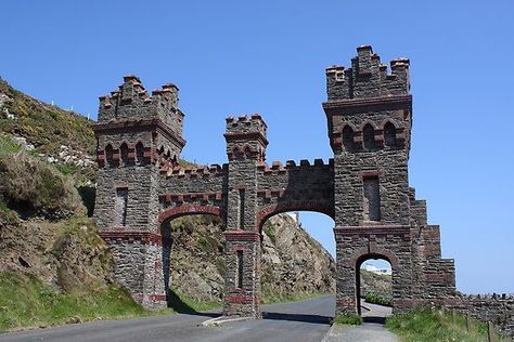 The old toll gate, Marine Drive, Douglas, Isle Of Man. Photo by Nick Barker Argyll Scotland, Toll Gate, Isle Of Man Tt, Marine Drive, Temple Gardens, Castle Mansion, Best Cruise, Galapagos Islands, Film Cameras