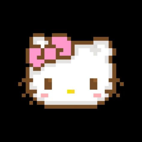 Y2k Pixel Art, Iphone Wallpaper Hello Kitty, Minecraft Png, Pixel Art Ideas, Cat App, Piskel Art, Nostalgic Art, Pix Art, Iphone Wallpaper Photos