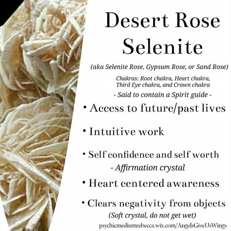 Desert Rose Selenite crystal meaning Desert Rose Meaning, Rose Spiritual Meaning, Selenite Crystal Meaning, Selenite Meaning, Desert Rose Selenite, Desert Rose Crystal, Rose Meaning, Crystal Power, Rose Crystal