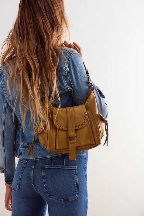 We The Free Baby Leigh Distressed Tote | Free People Leather Mini Bag, We The People, Hobo Style, Distressed Leather, Free Baby Stuff, Metal Hardware, Leather Mini, Womens Tote Bags, Boho Outfits