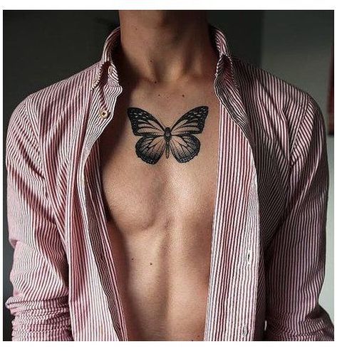 Butterfly Tattoo, Tattoo On, Blackwork, Tattoos, Red, White