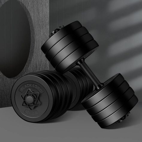 BLACK LORD 40KG Dumbbell Set Adjustable Weight Plates Rubber Weightlifting Pair Exercise Fitness Barbells Set for Home Gym Workout and Strength Training $118.95 on Amazon FREE delivery Home Gym Workout, Barbell Set, Adjustable Weights, Dumbbell Set, Exercise Fitness, Weight Plates, Home Gym, Gym Workout, Strength Training