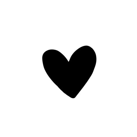 Black Heart Png, Black Heart Icon, Black Heart Emoji, Black Heart Tattoos, Heart App, Love Icon, Hand Drawn Heart, Pink Venom, Black And White Heart