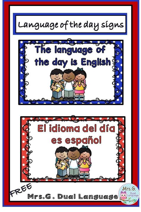 Bilingual Classroom Decor, Language Symbols, Dual Language Spanish, Bilingual Teaching, Spanish Language Arts, Sign Language For Kids, Sign Language Lessons, Sign Language Phrases, Diagram Template