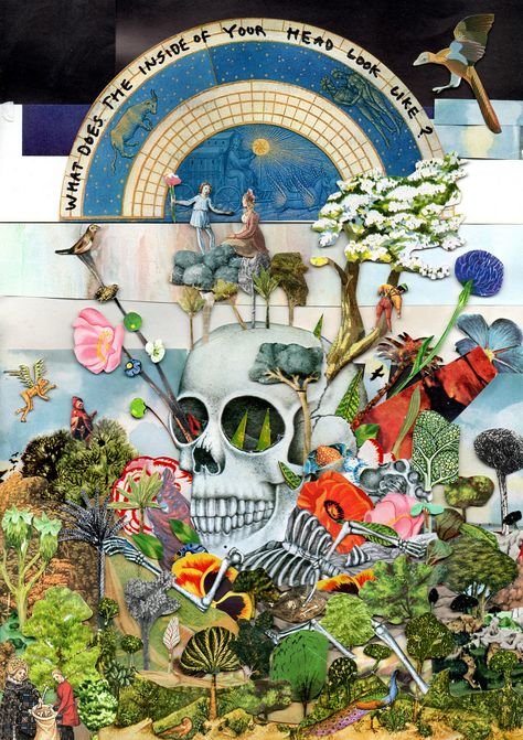 Ben Lewis Giles Dadaism Art, Surreal Flowers, Surrealist Collage, Surreal Collage Art, Surealism Art, Surreal Collage, Magazine Collage, Collage Poster, Alien Art