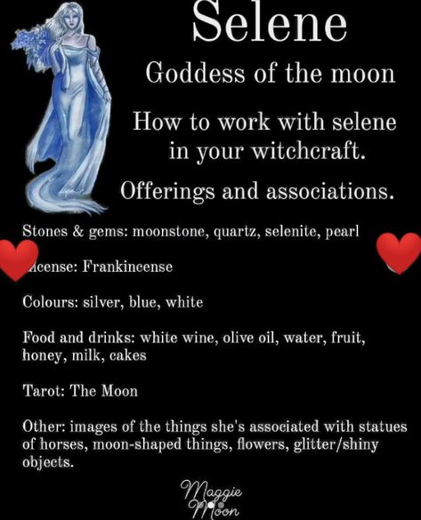 Selene Offerings, Selene Greek Mythology, Witchy Ideas, Hellenic Polytheism, Altar Inspiration, Goddess Selene, Mother Moon, Witch Things, Goddess Symbols