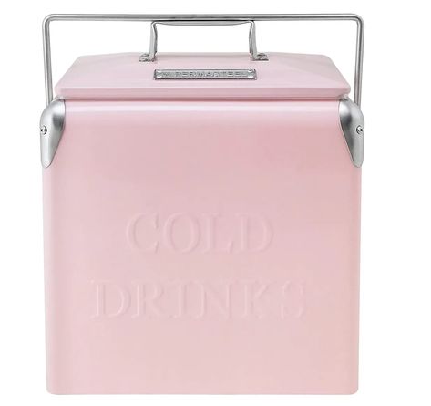 Pink Cooler, Patio Cooler, Small Cooler, Quick Drinks, Picnic Cooler, Refreshing Food, Portable Cooler, Ice Chest, Easy Entertaining