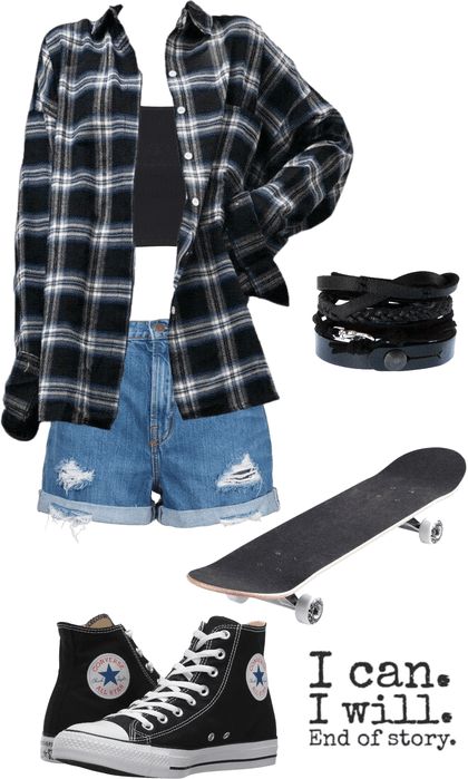 Summer Grunge Outfits, High Top Converse, Black Cropped Tank, Grunge Look, Outfits With Converse, Tomboy Style Outfits, Where To Shop, Shopping Tips, Swaggy Outfits