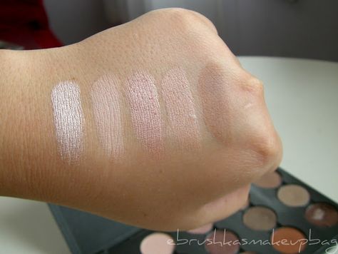 Ebrushka's MAC Eyeshadow Swatches: (L-R: Phloof! [inner corner], Orb [Painterly pp in powder form], Naked Lunch [inner corner or all over wash], Grain [all over or lid - brightens eyes], and Wedge [crease - but prefer Soft Brown] Woodwinked Mac Eyeshadow, Mac Eyeshadow Looks, Mac Eyeshadow Swatches Neutral Palette, Mac Soft Brown, Daytime Smokey Eye, Mac Eyeshadow Swatches, Mac Soft Brown Eyeshadow, Mac Swish Eyeshadow, Satin Taupe Mac Eyeshadow