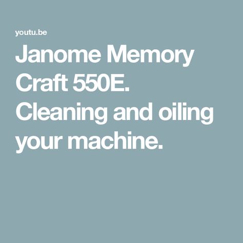 Janome Memory Craft  550E. Cleaning and oiling your machine. Janome Embroidery Machine, Embroidering Machine, Janome Embroidery, Memory Crafts, Machine Embroidery Projects, Sewing Embroidery, Embroidery Projects, Embroidery Machine, Sewing Machine