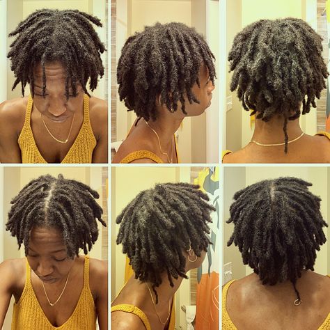 Thick Starter Locs, How To Grow Your Dreadlocks Faster, Short Thick Locs, Budding Locs, Interlocking Locs Starter, Starter Loc Maintenance Tips, How To Maintain Dreadlocks, Different Starter Loc Methods, Interlocking Locs