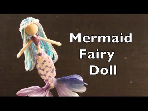 1000+ ideas about Fairy Dolls on Pinterest | Dolls, Art Dolls and ... Wire Fairies Diy How To Make, How To Make A Mermaid, Mermaid Craft, Sunflower Fairy, Diy Dolls Making, Diy Sunflower, Fall Fairy, Fairy Kit, Diy Angels