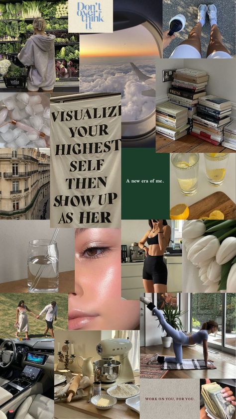 Reinventing Myself, Clean Mind, Goals 2023, 2023 Moodboard, Yeast Infection Causes, Manifesting Vision Board, Fitness Vision Board, Vision Board Wallpaper, Vision Board Goals