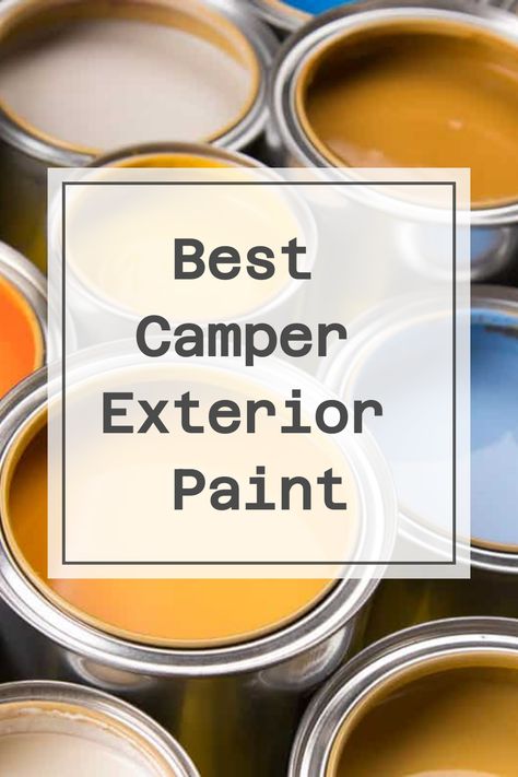 Best Camper Exterior Paint Painted Motorhome Exterior, Painting The Outside Of A Camper, Camper Colors Exterior, Travel Trailer Exterior Paint Ideas, Exterior Rv Paint Ideas, Painted Camper Exterior, Painted Rv Exterior, Vintage Camper Exterior Paint Ideas, Camper Painting Exterior