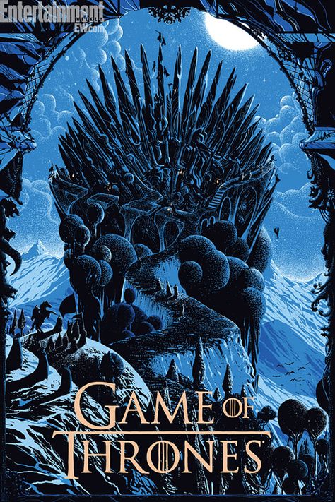 Game of Thrones SXSW Poster Killian Eng, Kilian Eng, Mondo Posters, Game Of Thrones Poster, Game Of Thrones 3, A Game Of Thrones, Gra O Tron, Iron Throne, Game Of Thrones Art