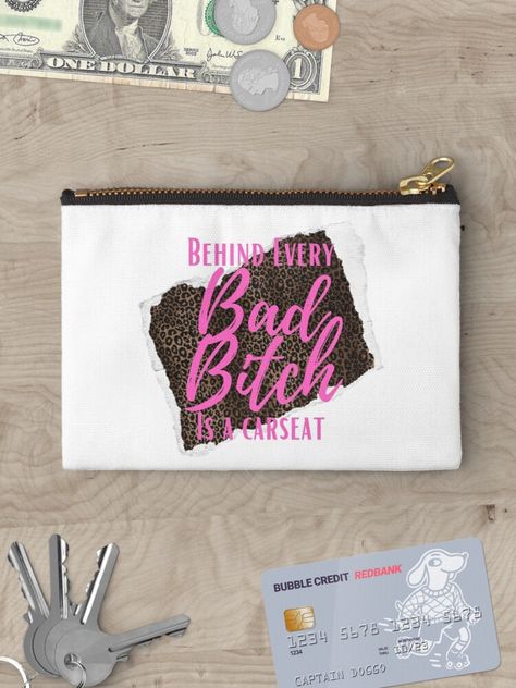 Phone Cards, Metal Zipper, Makeup Yourself, Zipper Pouch, Are You The One, Car Seats, Double Sided, Bubbles, Size Chart