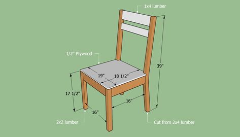 Building a simple chair Wooden Chair Plans, Chair Making, Intarsia Wood Patterns, Simple Chair, Chair Drawing, Woodworking Plans Pdf, Minimalist Chair, Chair Designs, Diy Dining