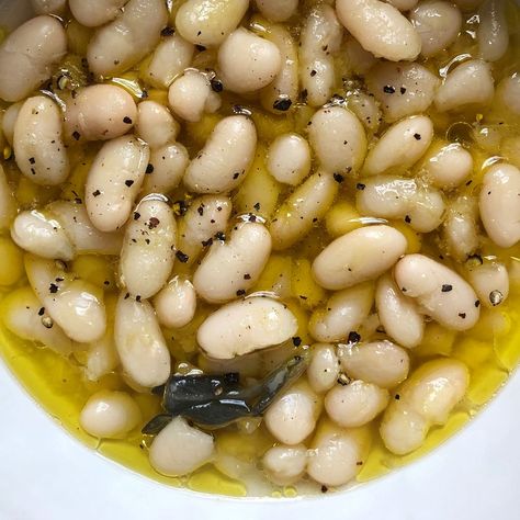 undefined recipe on Food52 Oven Beans, Easy Bean Recipes, Creamy Beans, Boston Baked Beans, Cooking Dried Beans, How To Cook Beans, English Food, Dried Beans, Bean Recipes