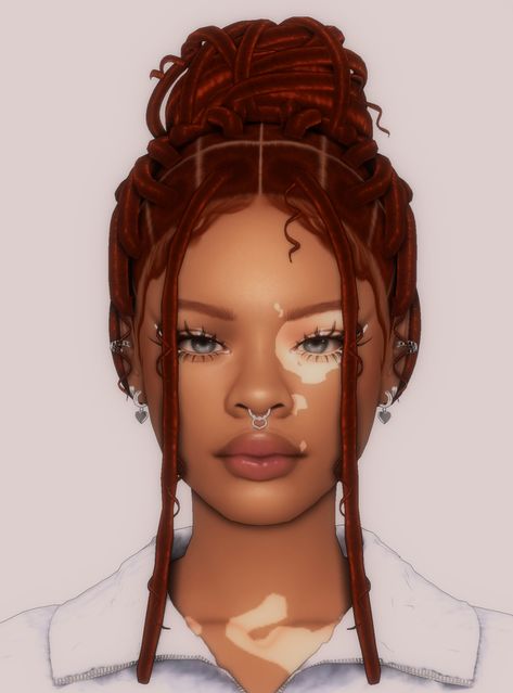 Sims 4 Shea Butter, Medusa Hair Sims 4, Sims 4 Black Hair Alpha, Black Sims Characters, Sims 4 Vertigo Skin Cc, Sims 4 Cc Hair Butterfly Locs, Sims 4 Men Dreads, Sims 4 Sims Patreon, Sims 4 Cc Vilitigo Skin Patreon