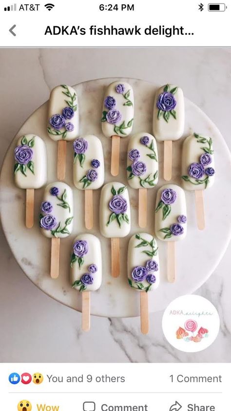 Cake Sicles, Popsicles Cake, Cake Pop Designs, Quick Baking, Cake Pop Decorating, Dessert Gifts, Chocolate Covered Treats, Creative Cake Decorating, Elegant Cakes