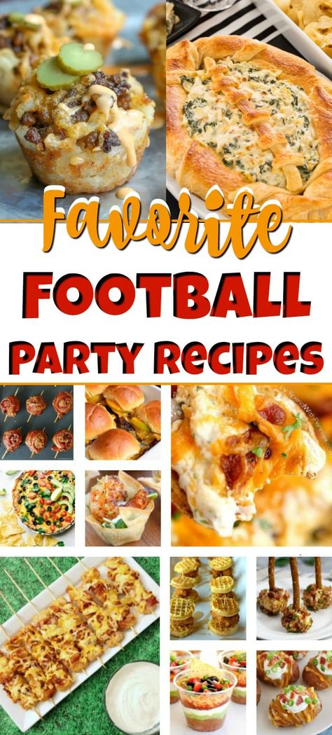 Foodball Party Food - This football food is perfect for Game Day! From loaded tater tots to the best hot cheese dips, these football food ideas will score big at your football party! #gamedayfood #footballfood #footballpartyfood #footballfoodideas #partyfood #appetizers #superbowlfood #superbowlrecipes #gamedayrecipes Super Ball Food, Salad For Superbowl Party, Super Bowl Party For Two, Pioneer Woman Football Food, Superbowl Party Food Ideas Easy Healthy, Best Gameday Appetizers, Easy Game Day Dinner Ideas, Quick And Easy Super Bowl Appetizers, Fantasy Football Party Food